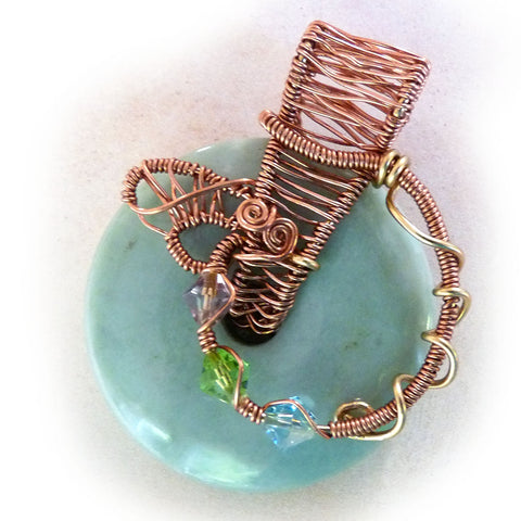 Copper Waves Wire Wrapped Bracelet – Rhonda Chase Design