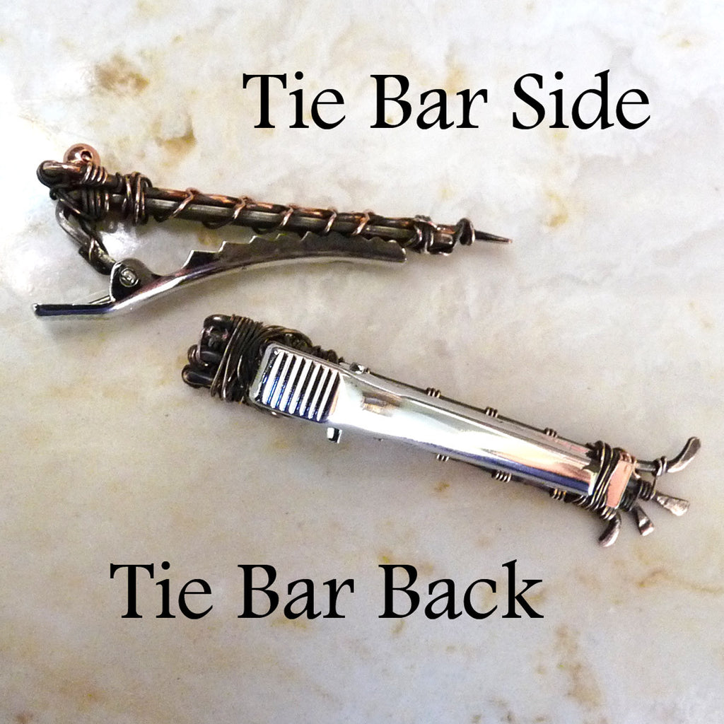 Handmade Oxidized Steampunk Eyeball Tie Bar Clip – Urban Metal Designs